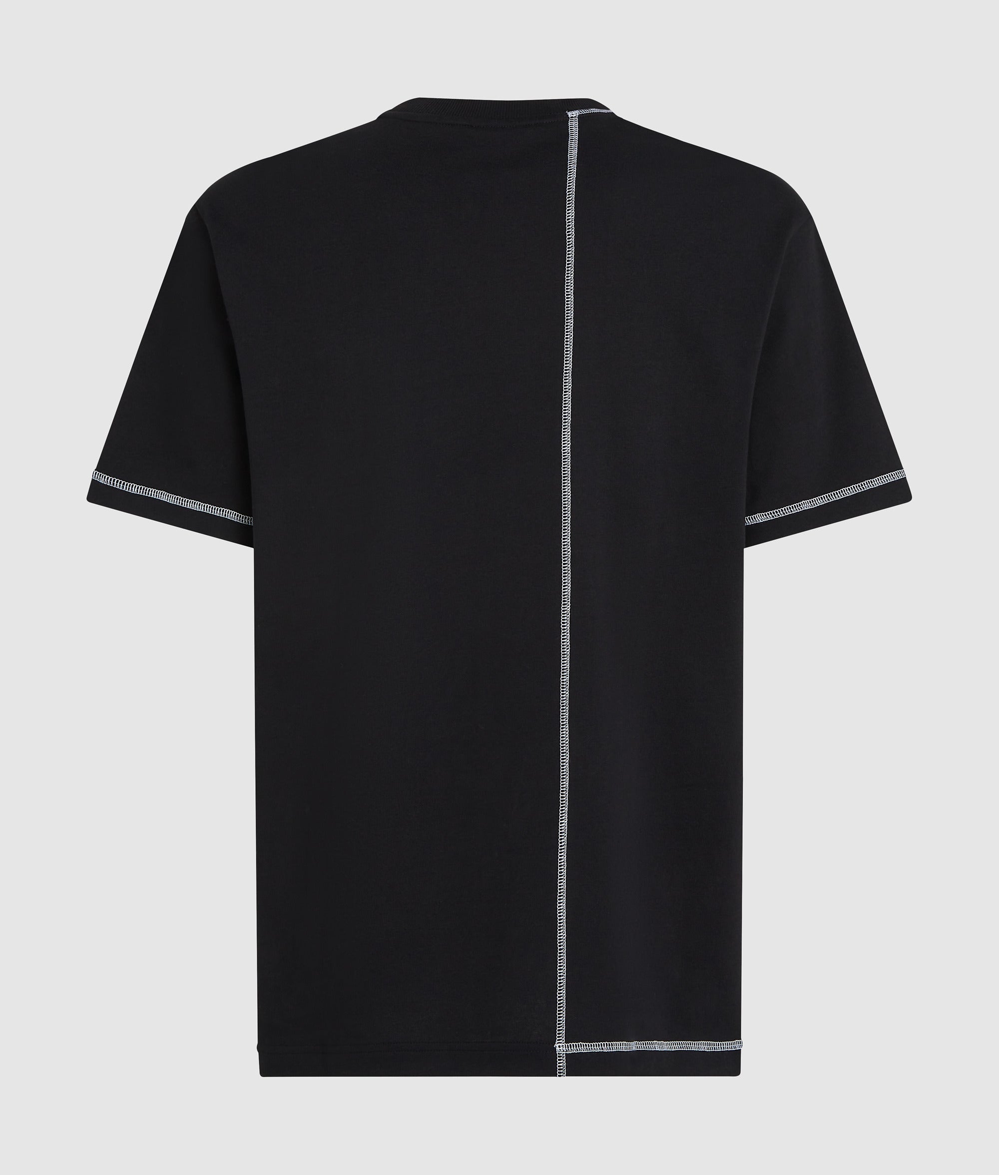 T-shirt met contrasterend stiksel