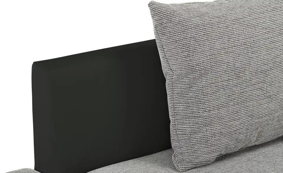 Ecksofa Wiebke Schwarz links