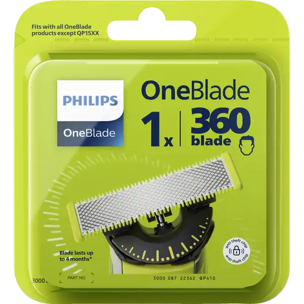 Rasierklinge 360 Grad