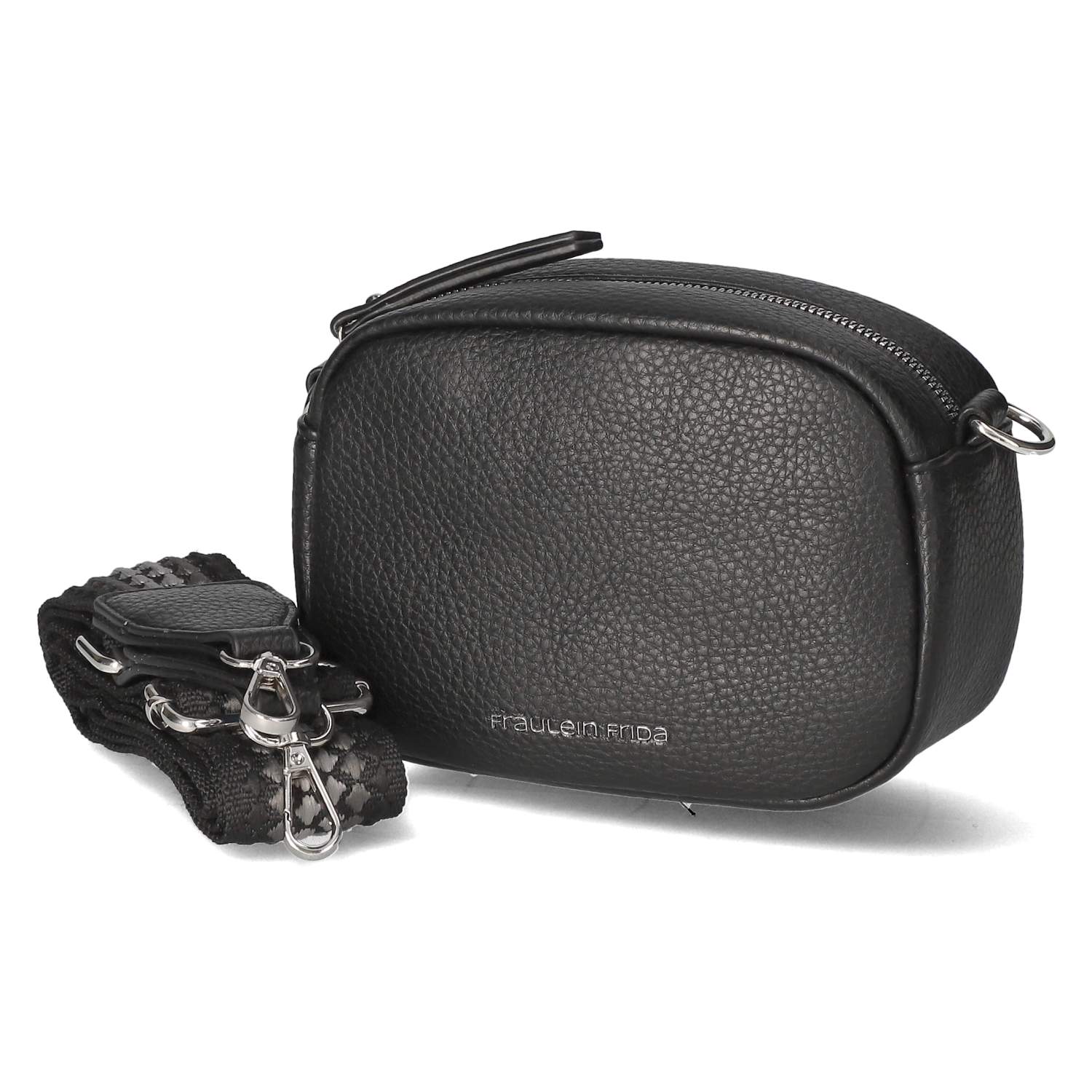 Fräulein Frida Umhängetasche  - black
