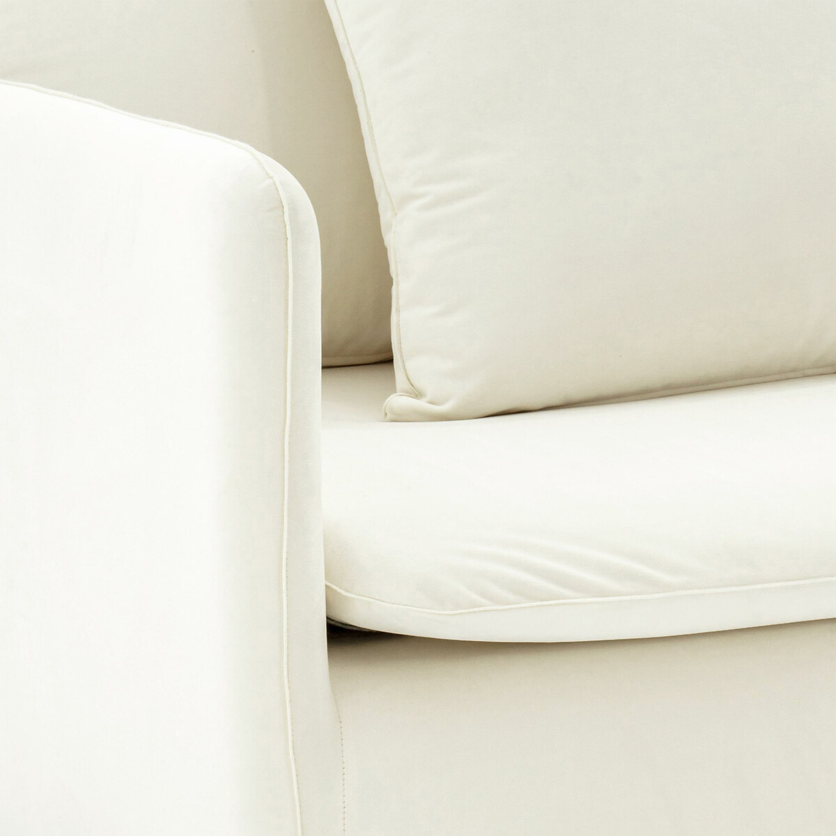 LA REDOUTE INTERIEURS<br>Poltrona XL em fluweel, Ivete