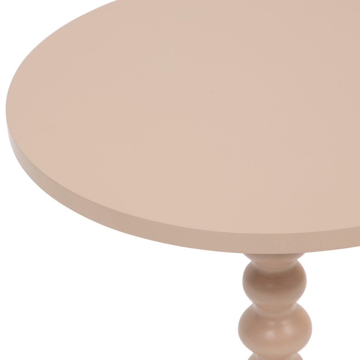 TABLE CAFE ALIX NOISETTE D.38CM