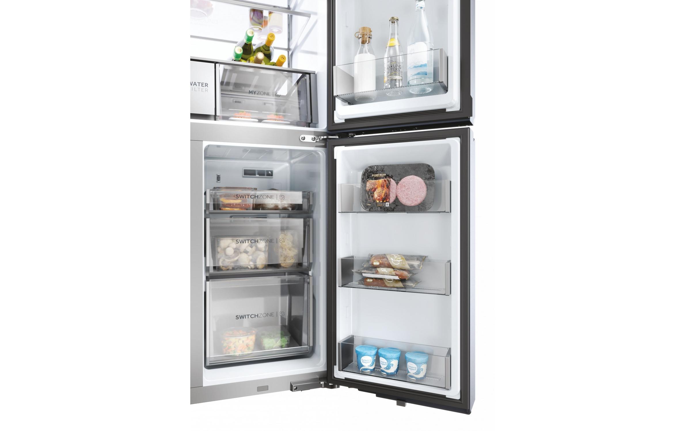 Foodcenter HCR7918EIMB Schwarz<br>Side by Side Kühlgerät
