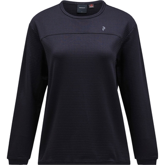 Peak Performance Trail Polartec Crew Sweatshirt Black Damen