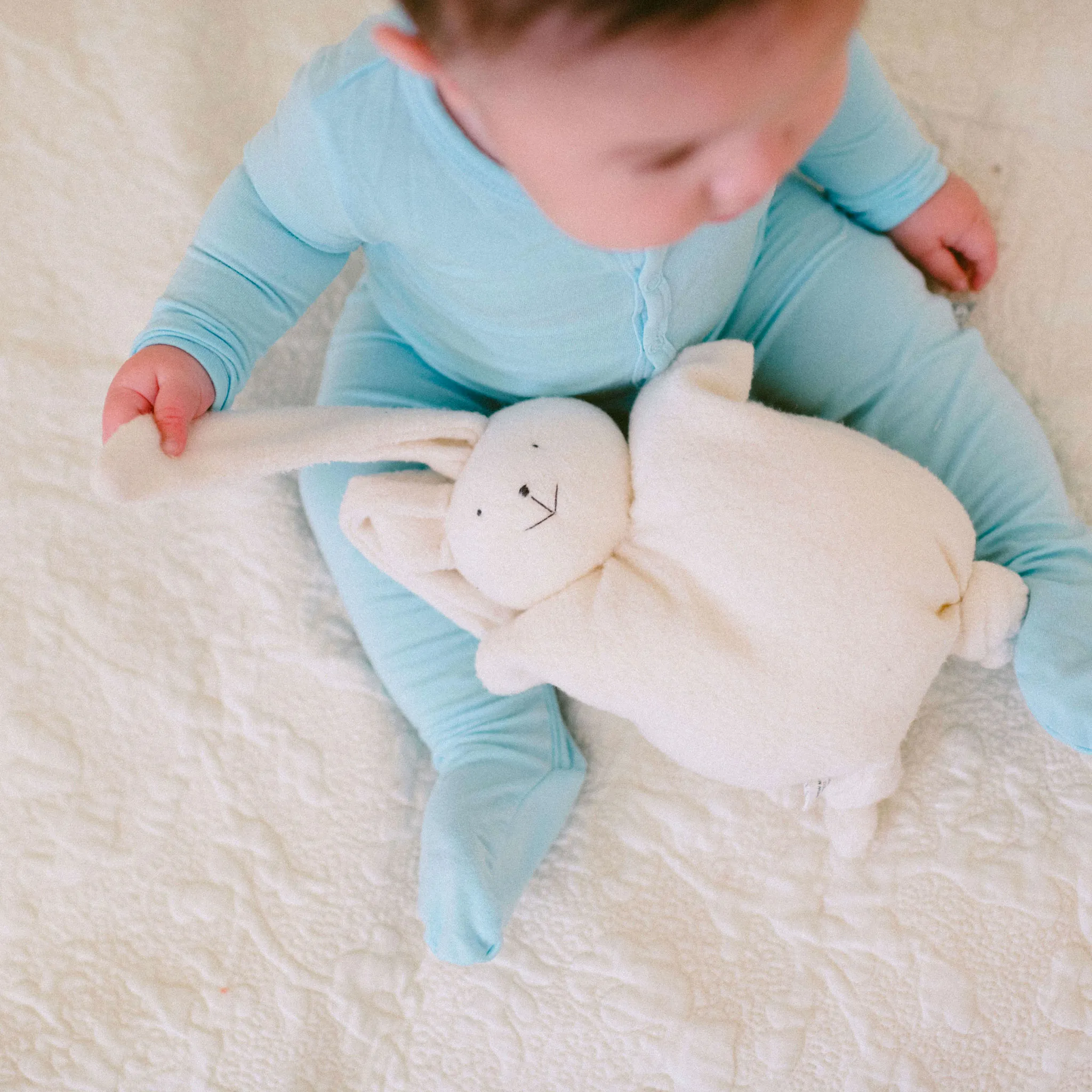 Papoum Papoum Lapin Douillet en Coton Biologique  - Écru