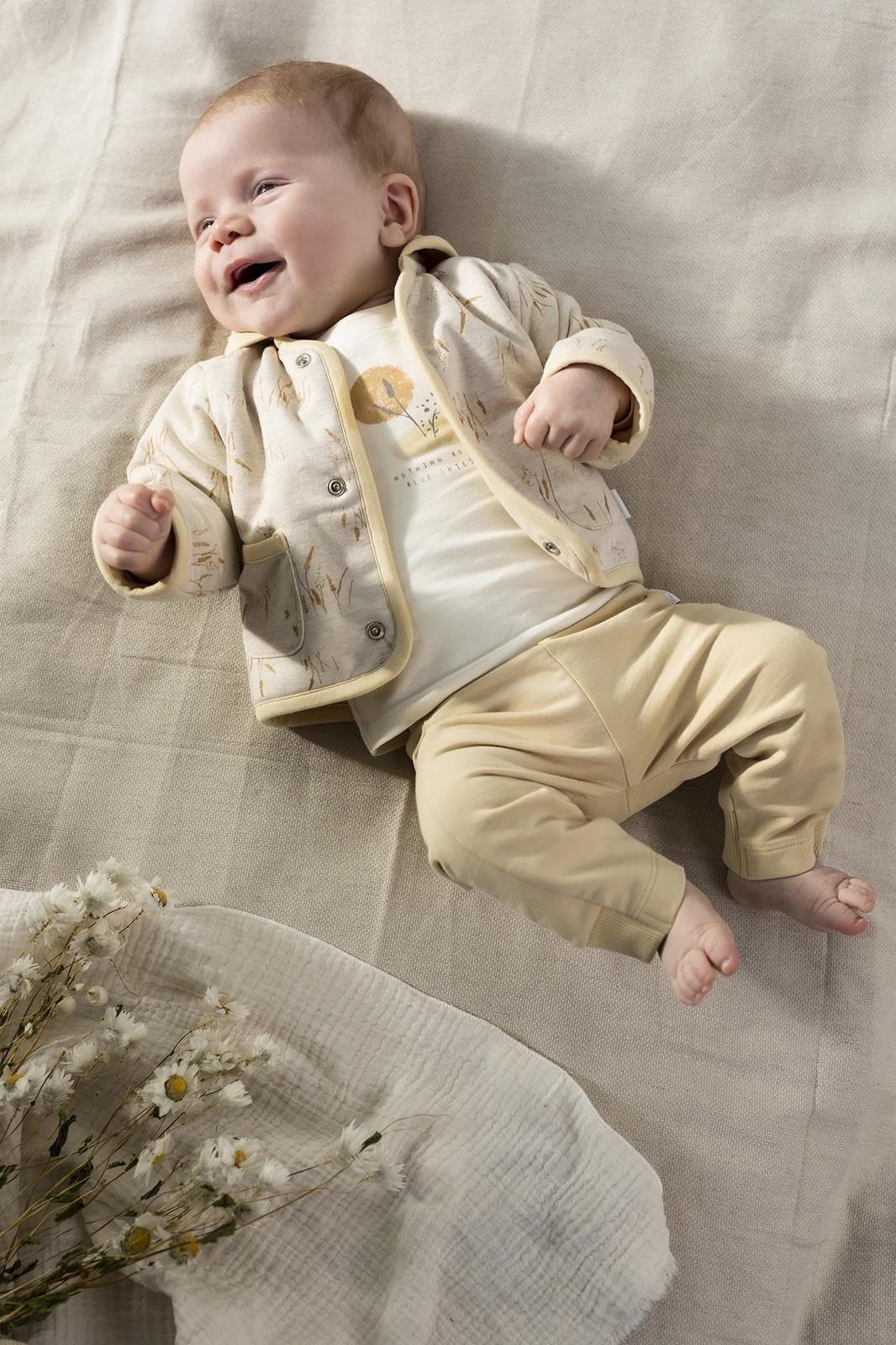Noppies Newborn Broek Blakely - Biscotti