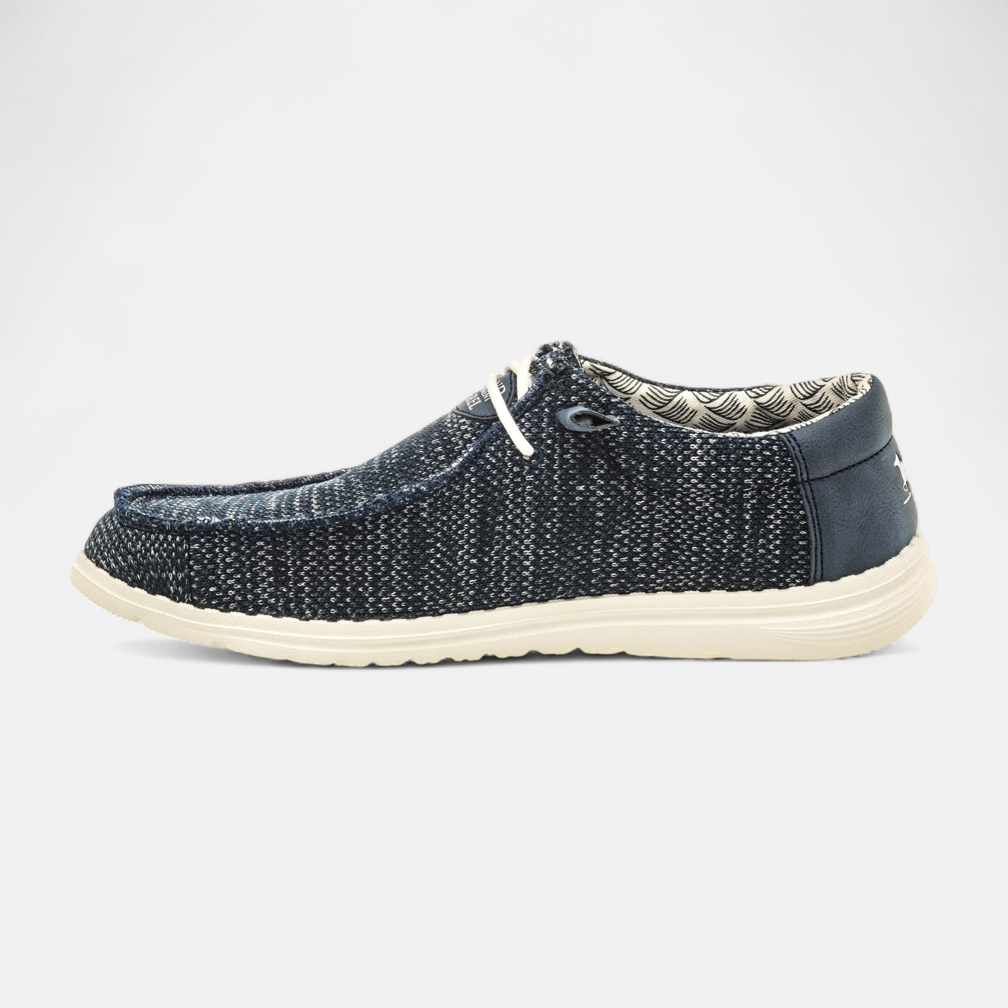 Baskets en toile Homme bleu marine