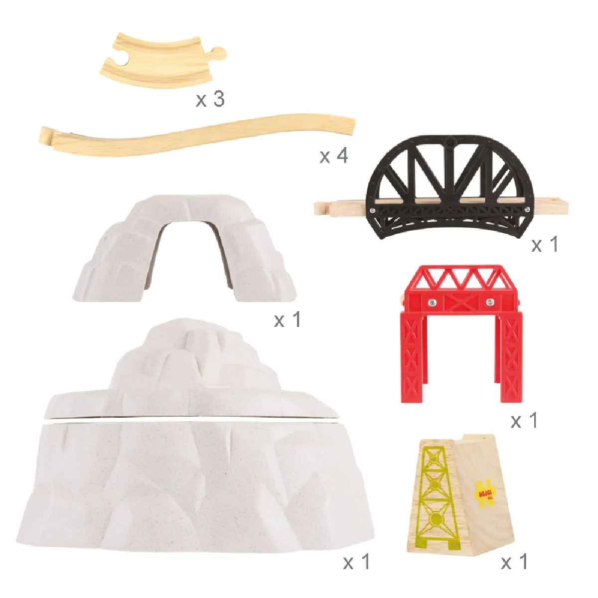 Bigjigs Rail Pack extension Montagnes Rocheuses