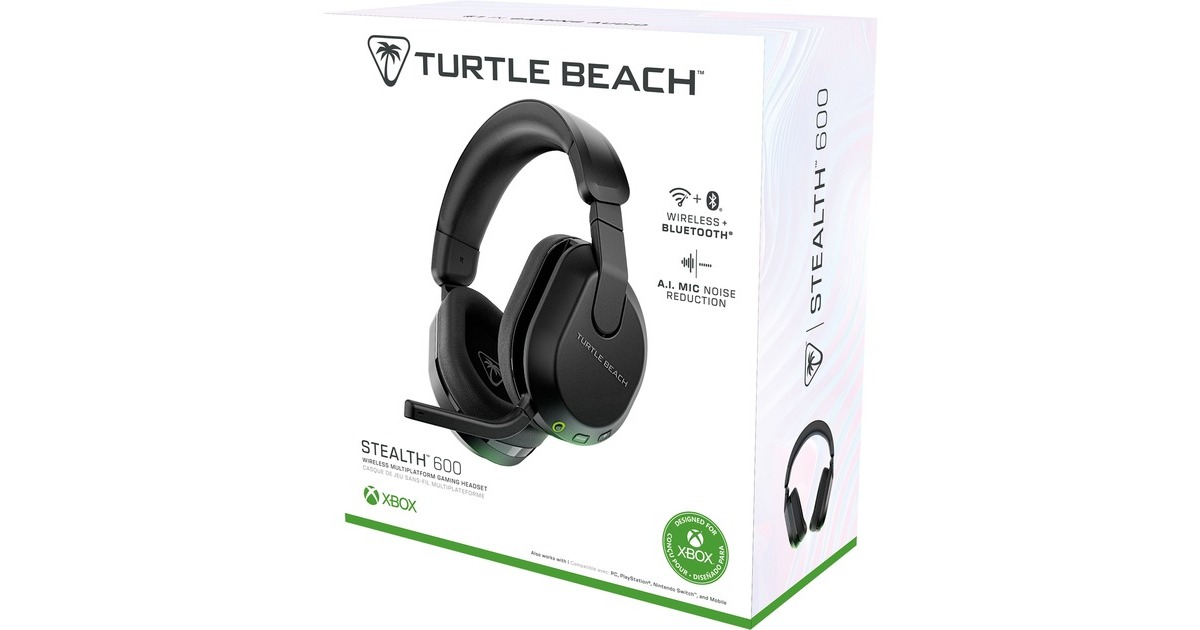 Turtle BeachStealth 600 Gen3 Wireless Multiplatform  over-ear gaming headset  (Zwart, XBox, Bluetooth / 2,4GHz)