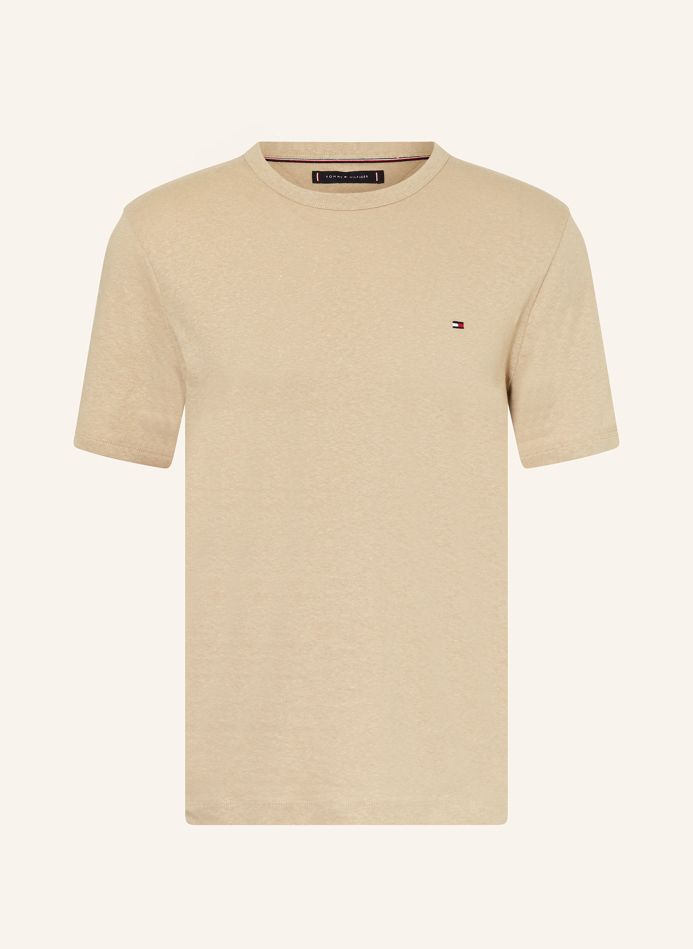 TOMMY HILFIGER T-Shirt mit Leinen