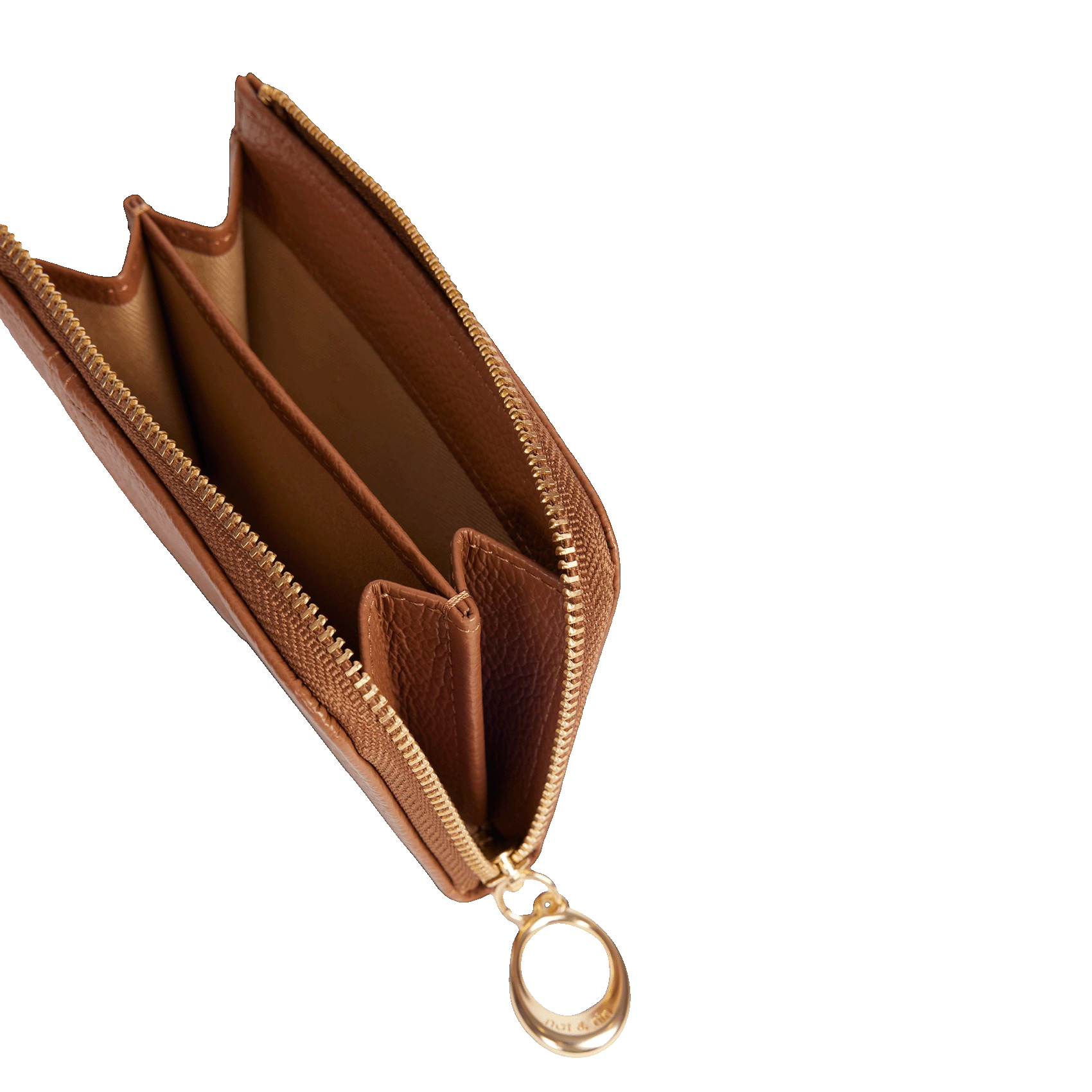NIKO - Porte-cartes en cuir grainé | Marron