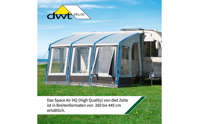 DWT Space Air HQ 375 aufblasbares Luftvorzelt Anbauhöhe