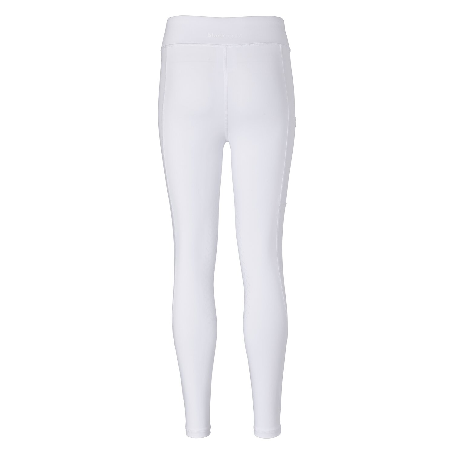 black forest kids Grip-Halbbesatz-Reitleggings  - white