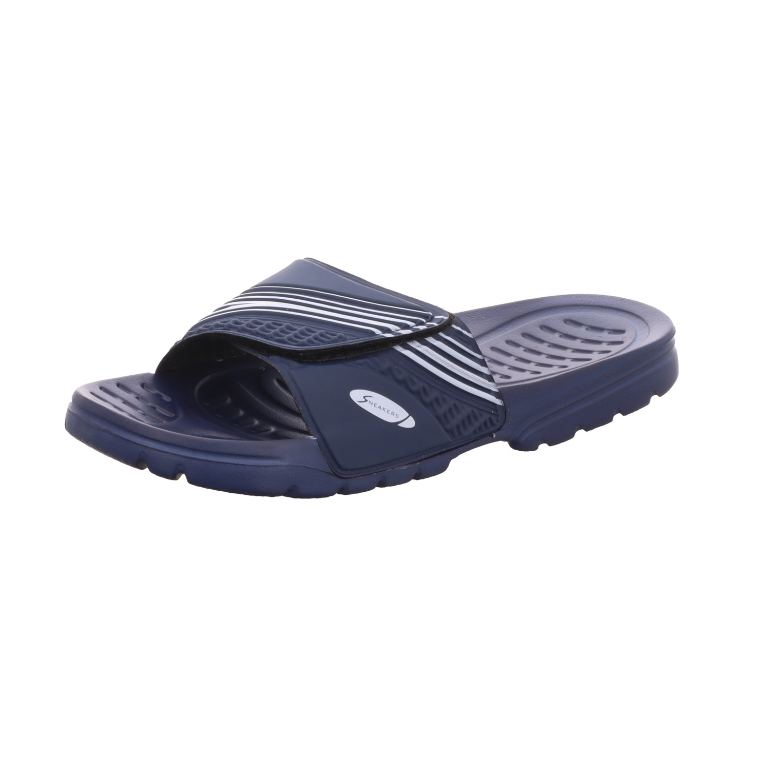 Sneakers Herren-Badepantolette Blau-Weiß
