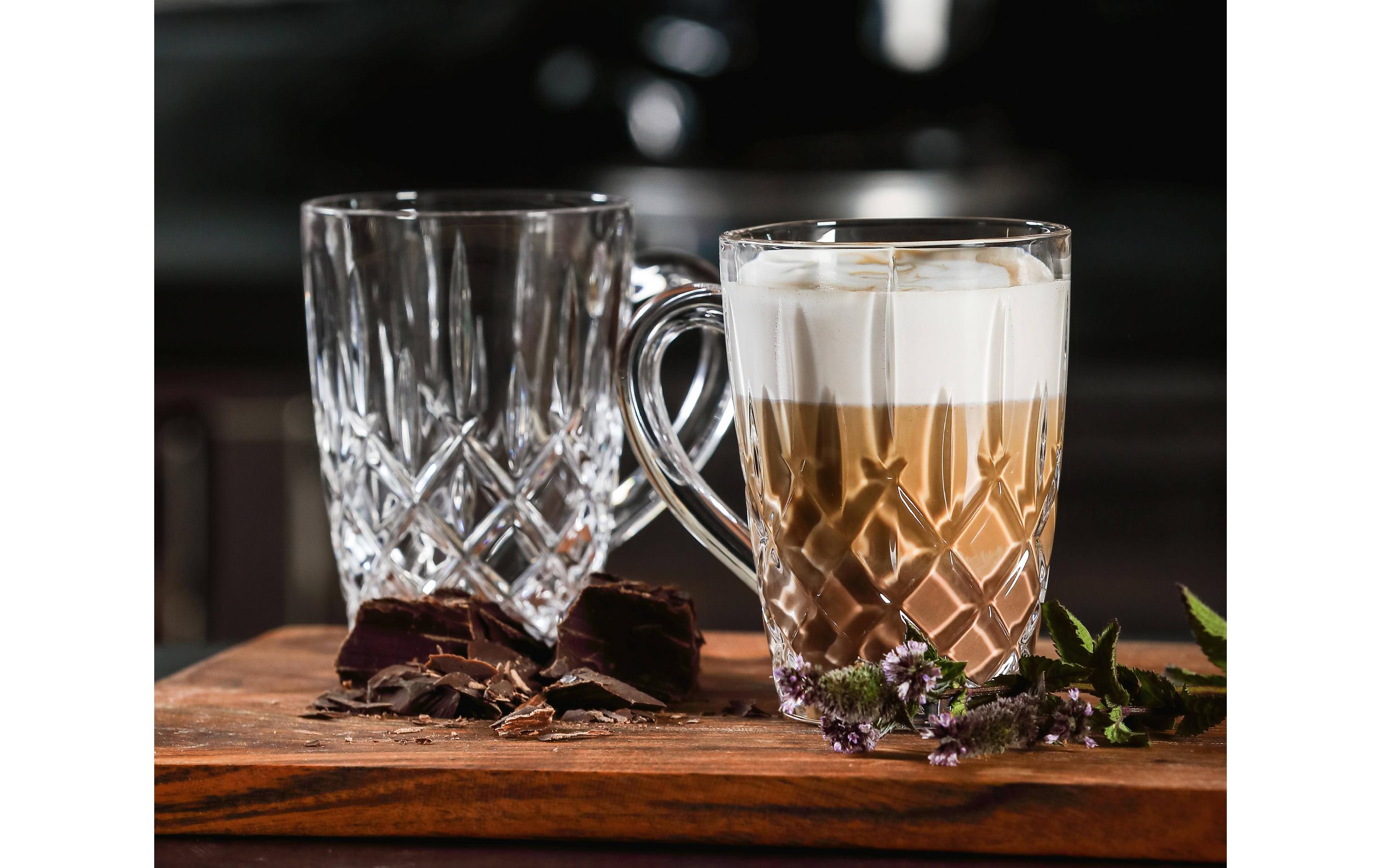 Kaffeetasse Noblesse Barista, 2 StückSet aus zwei transparenten Kaffeetassen aus Kristallglas