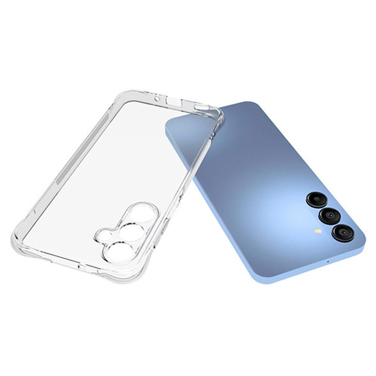 Samsung Galaxy A16 Gummi Hülle Air Cushion Fallschutz   Kameraschutz - Transparent