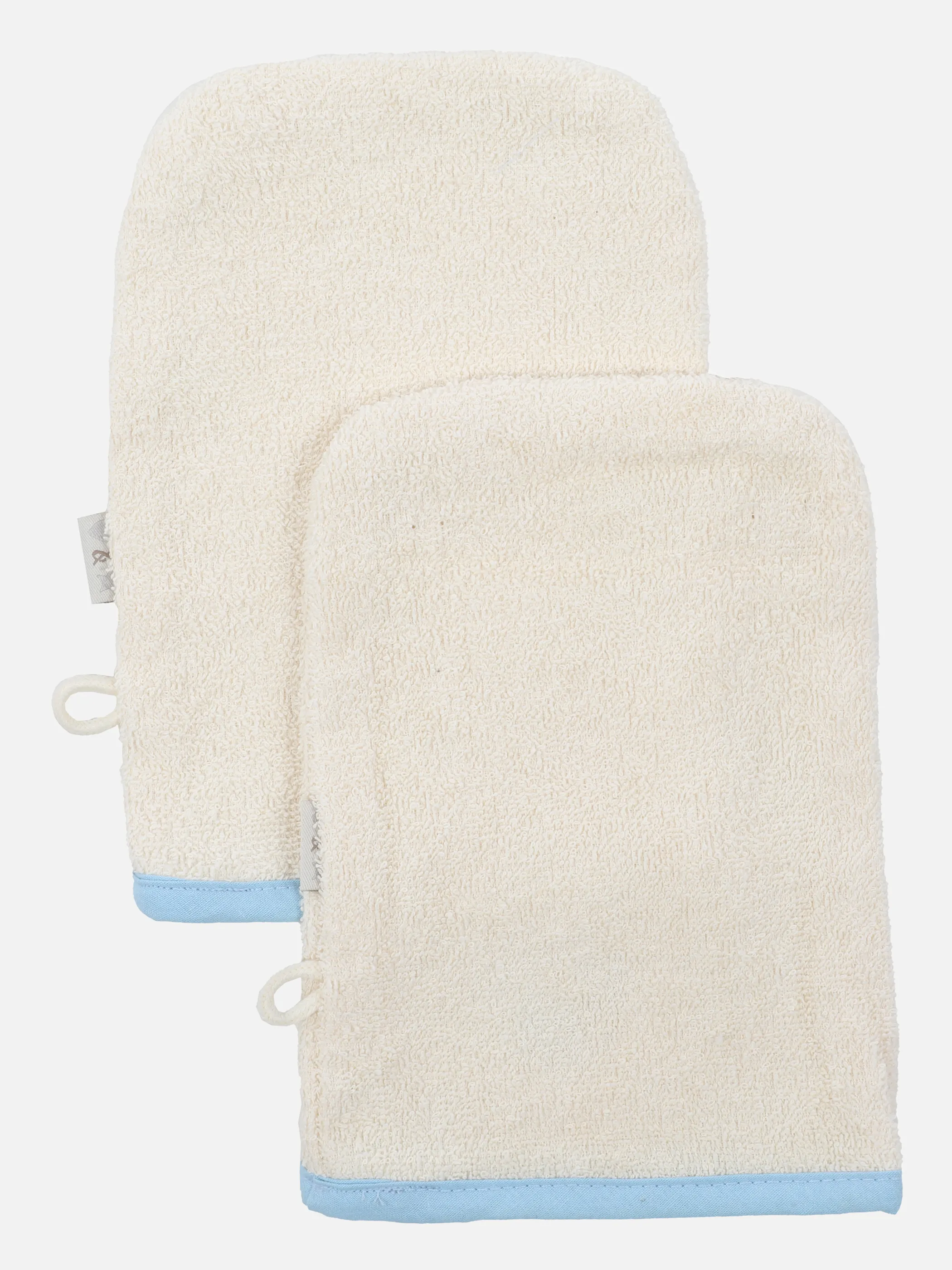 Waschhandschuh Set, 2tlg. mit Stickerei