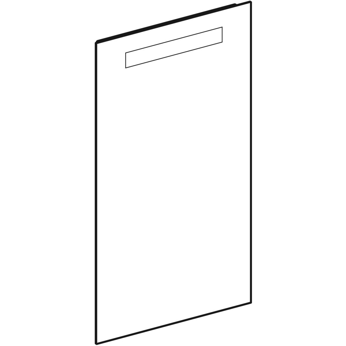 Geberit Option rechthoekige spiegel met verlichting 40x70cm