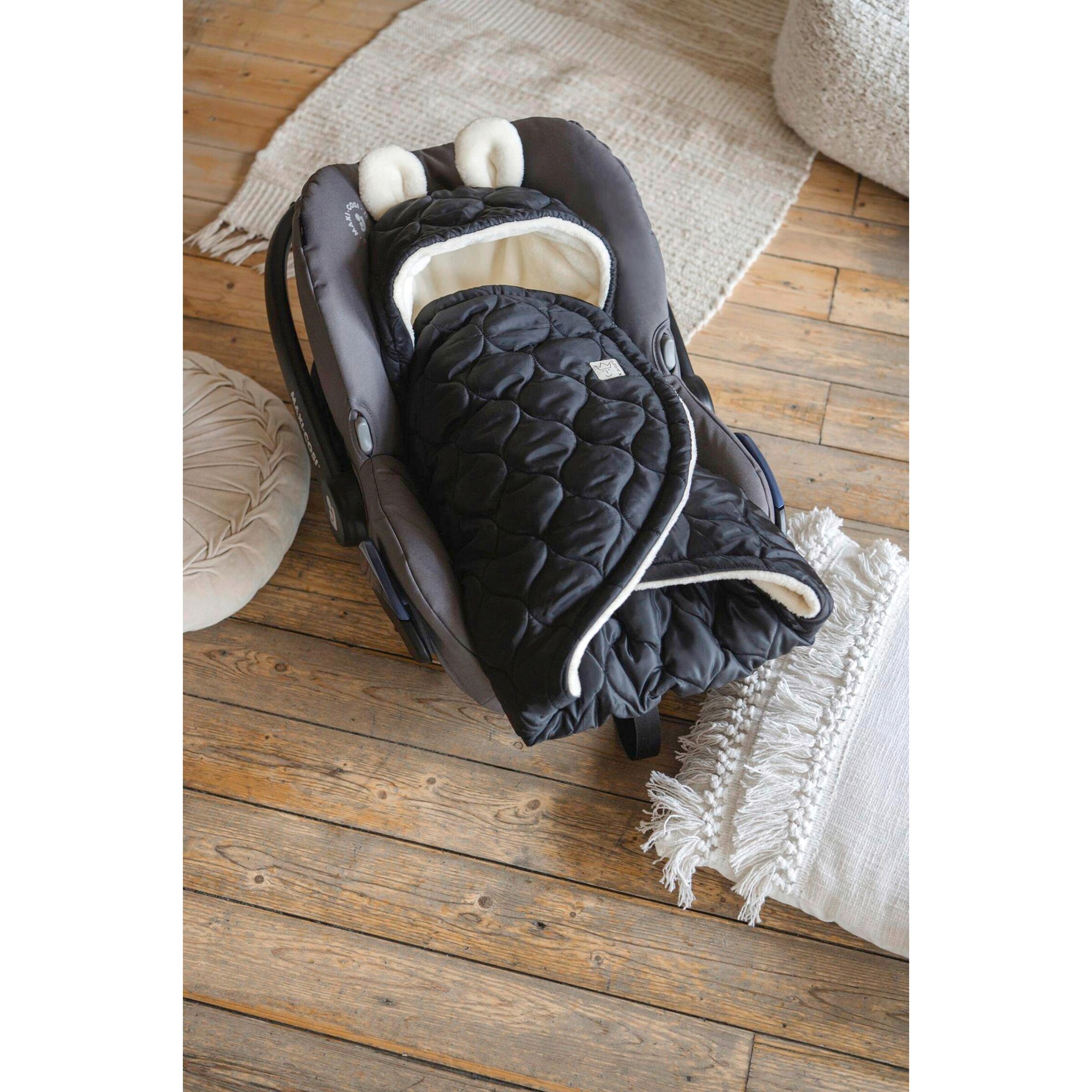 Kaiser Einschlagdecke RECY SMALL black/cream