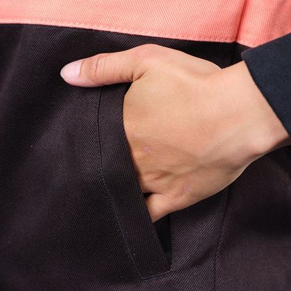 Blouson Eudoxie NASCAR RIDER - Noir / Rose