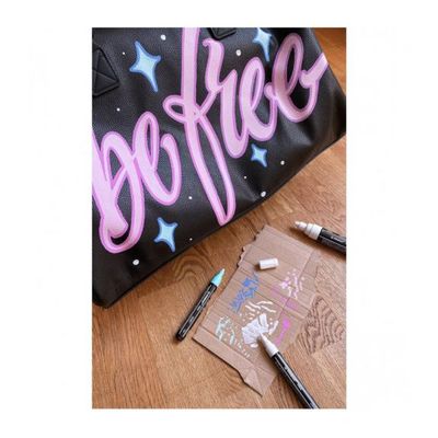 STABILO FREE Candy - Pack de 5 marqueurs acryliques - pointe moyenne - T300