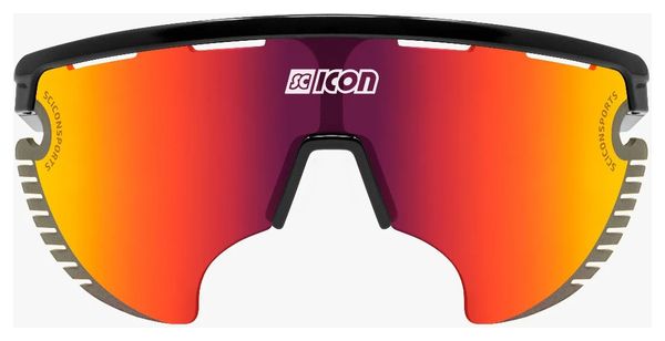 Lunettes SCICON Aerowing Lamon Noir Brillant / Rouge Miroir