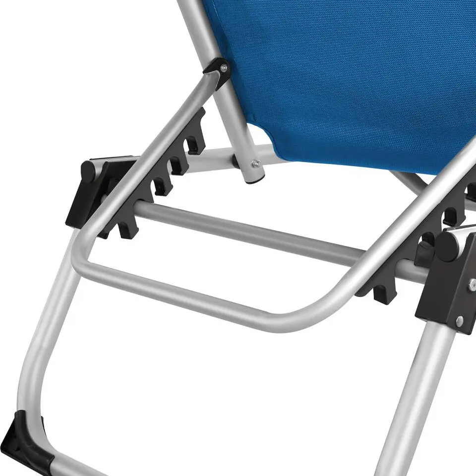tectake Ligbed Aurelie van aluminium, 6 niveaus, Blauw