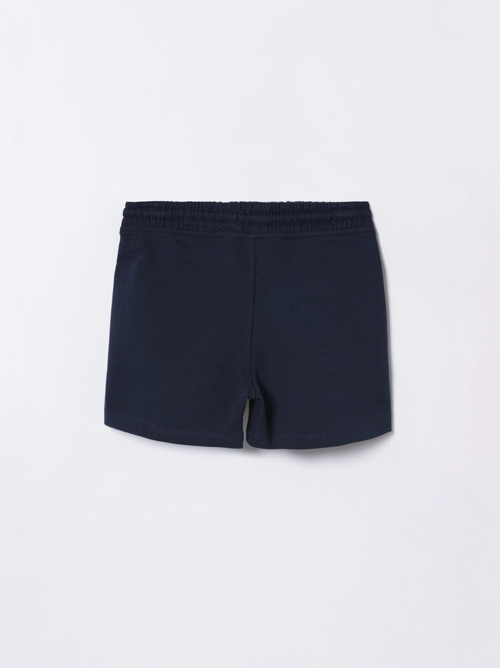 Conjunto de 2 Bermudas Básicas Lisas - Azul Marinho