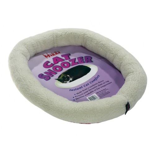Cama para gato Mikki, cor creme