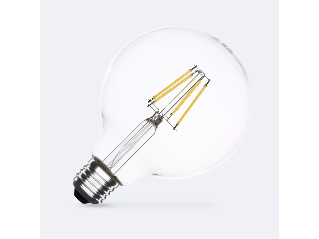 Ampoule LED Filament E27 6W 720 lm Dimmable G95 No Flicker 2700K Blanc chaud