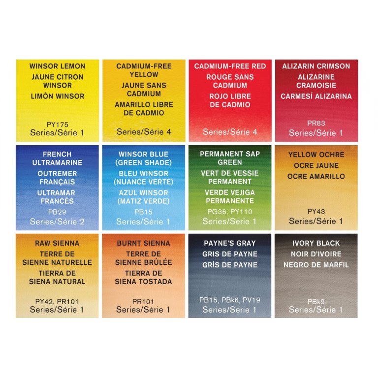 Winsor & Newton Aquarellfarbe Professional, Set