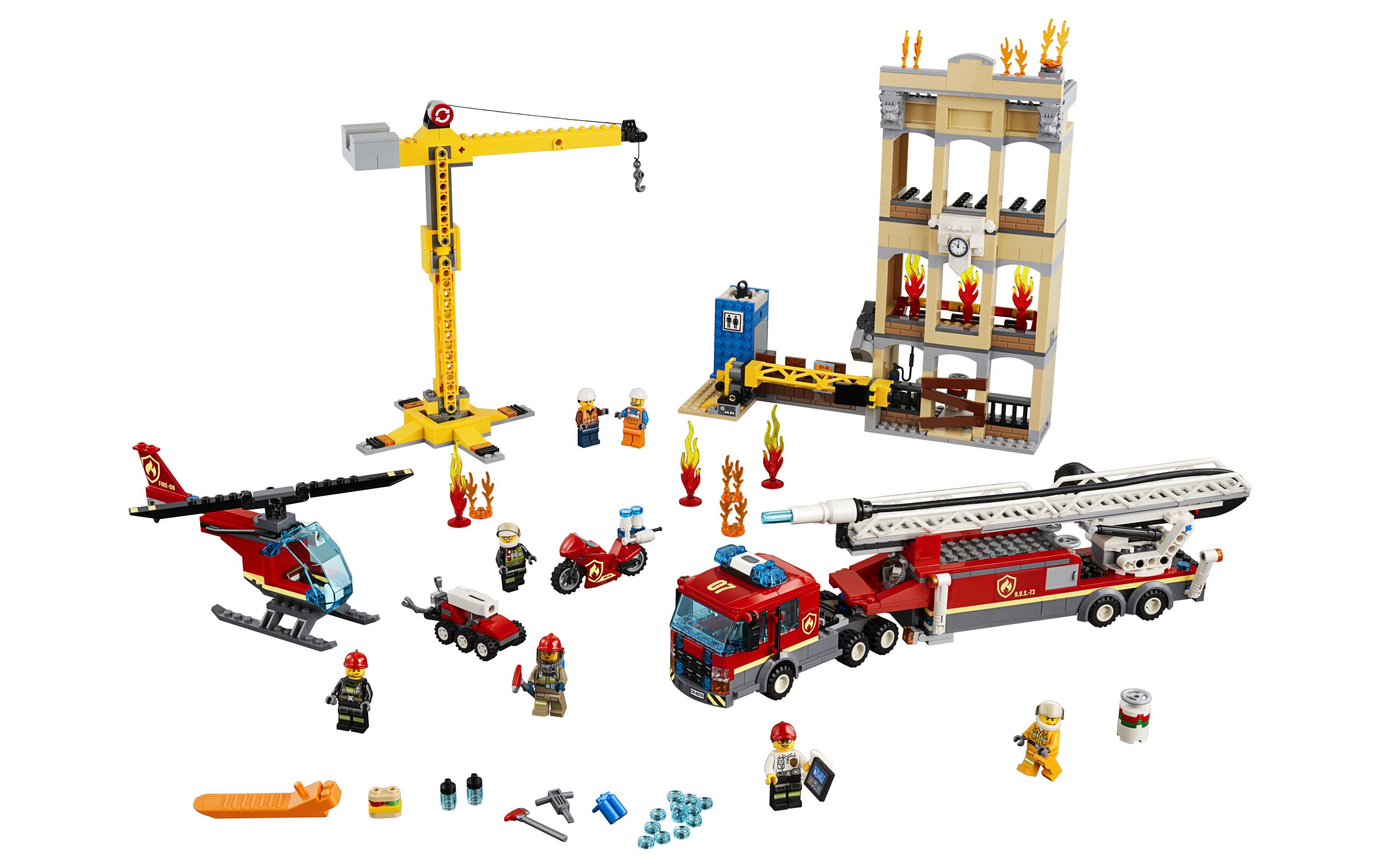 City Feuerwehr in der Stadt 60216<br>LEGO Bausteine Set
