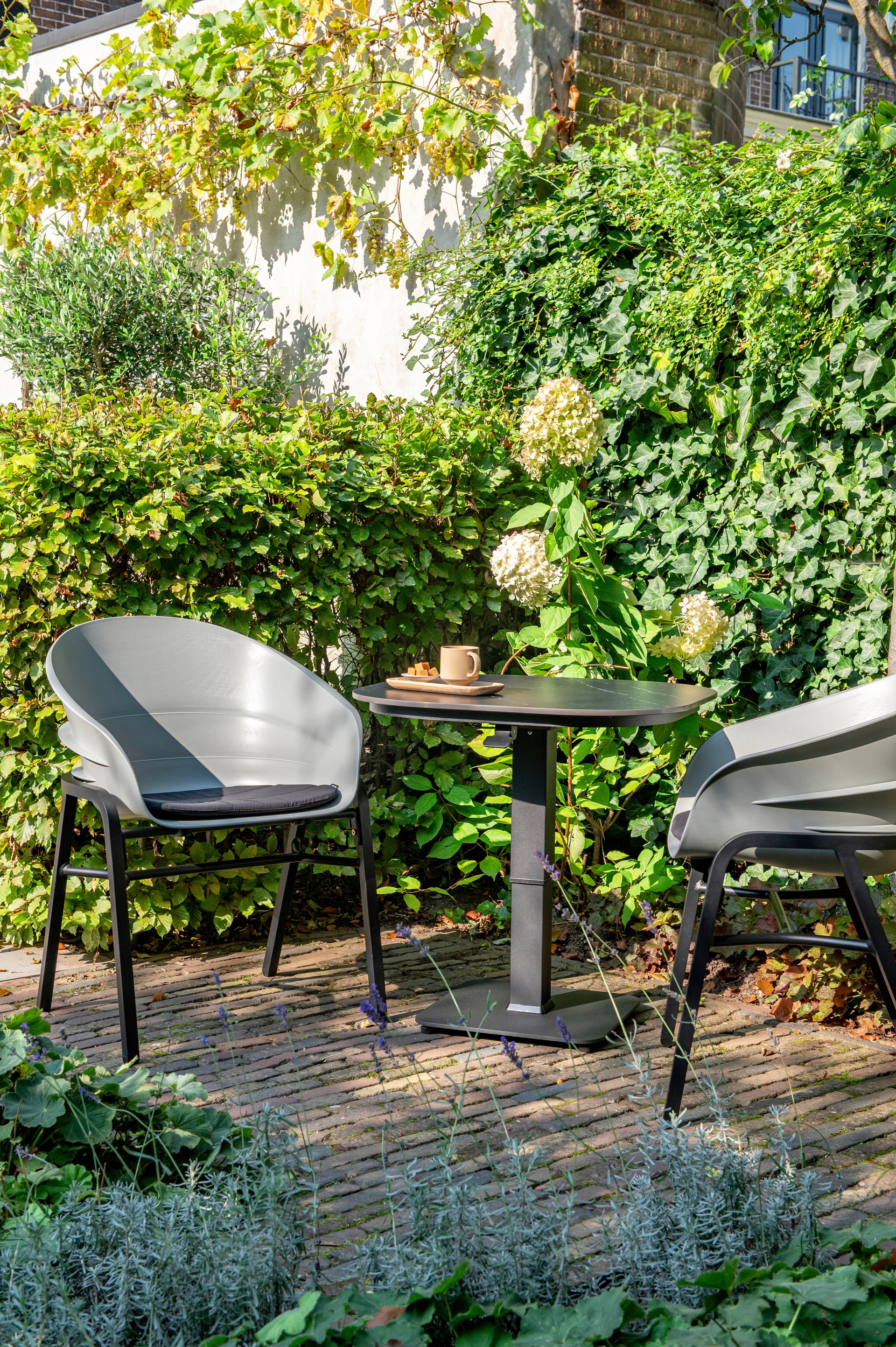 Hartman Bistrotisch Garten TUBB 70 x 70 cm anthrazit