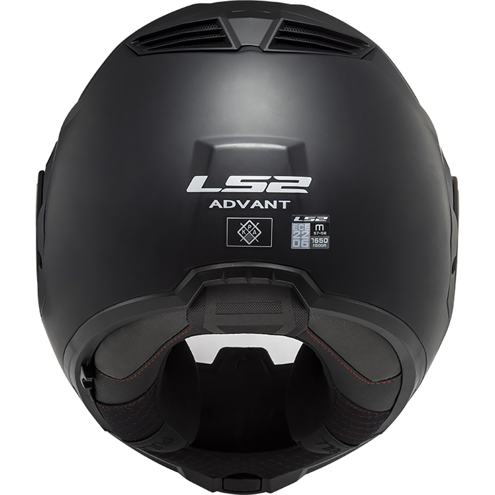 LS2 - Casque FF906 Advant Solid / intercom intégré Noir Mat