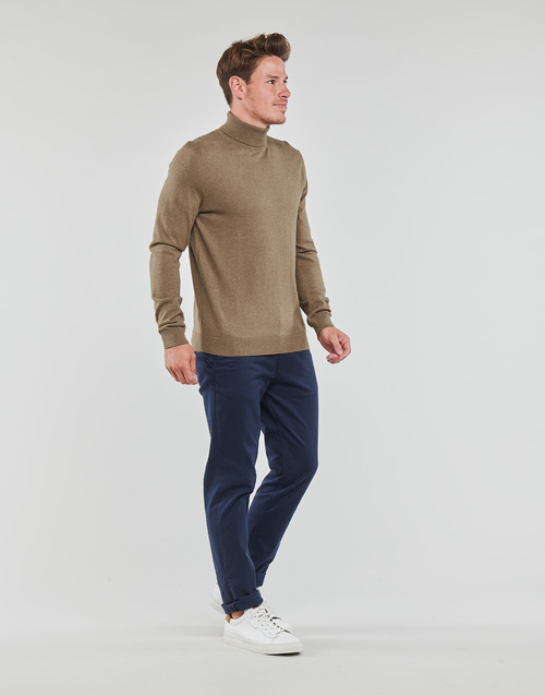 Selected - SLHBERG ROLL NECK - Beige