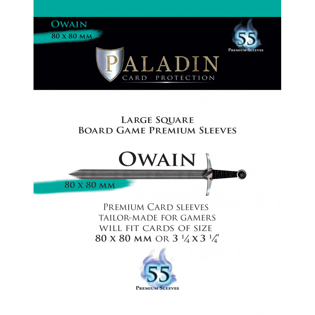 Pochettes Paladin - Owain Large Square - 80 x 80 mm - 55p