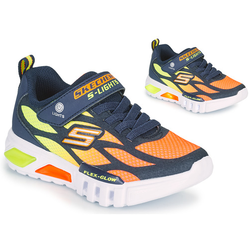 Skechers - FLEX-GLOW - Marine / Orange