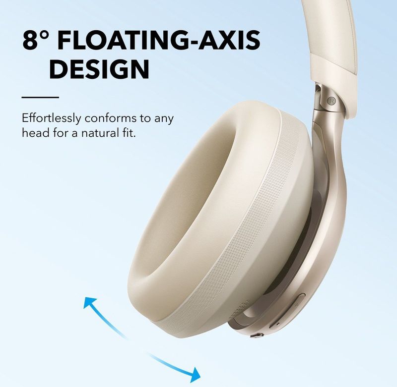 Soundcore - Space One - Draadloze Over-ear Koptelefoon - Wit - Bluetooth 5.3
