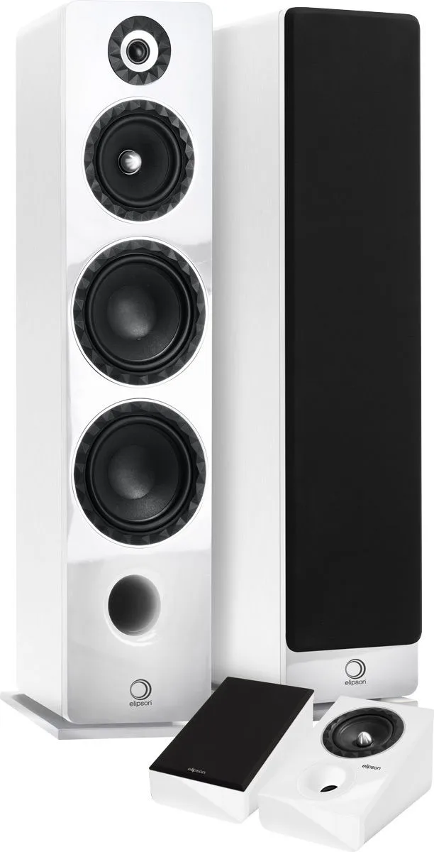 Elipson Prestige Facet 24F Blanc   Elipson Prestige Facet 6 ATM Blanc Enceintes colonne