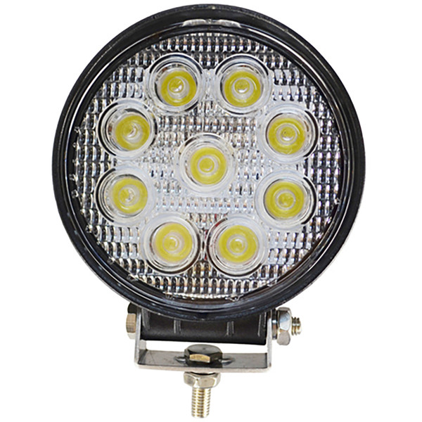 Sifam - Projecteur rond 9 led 27w Noir