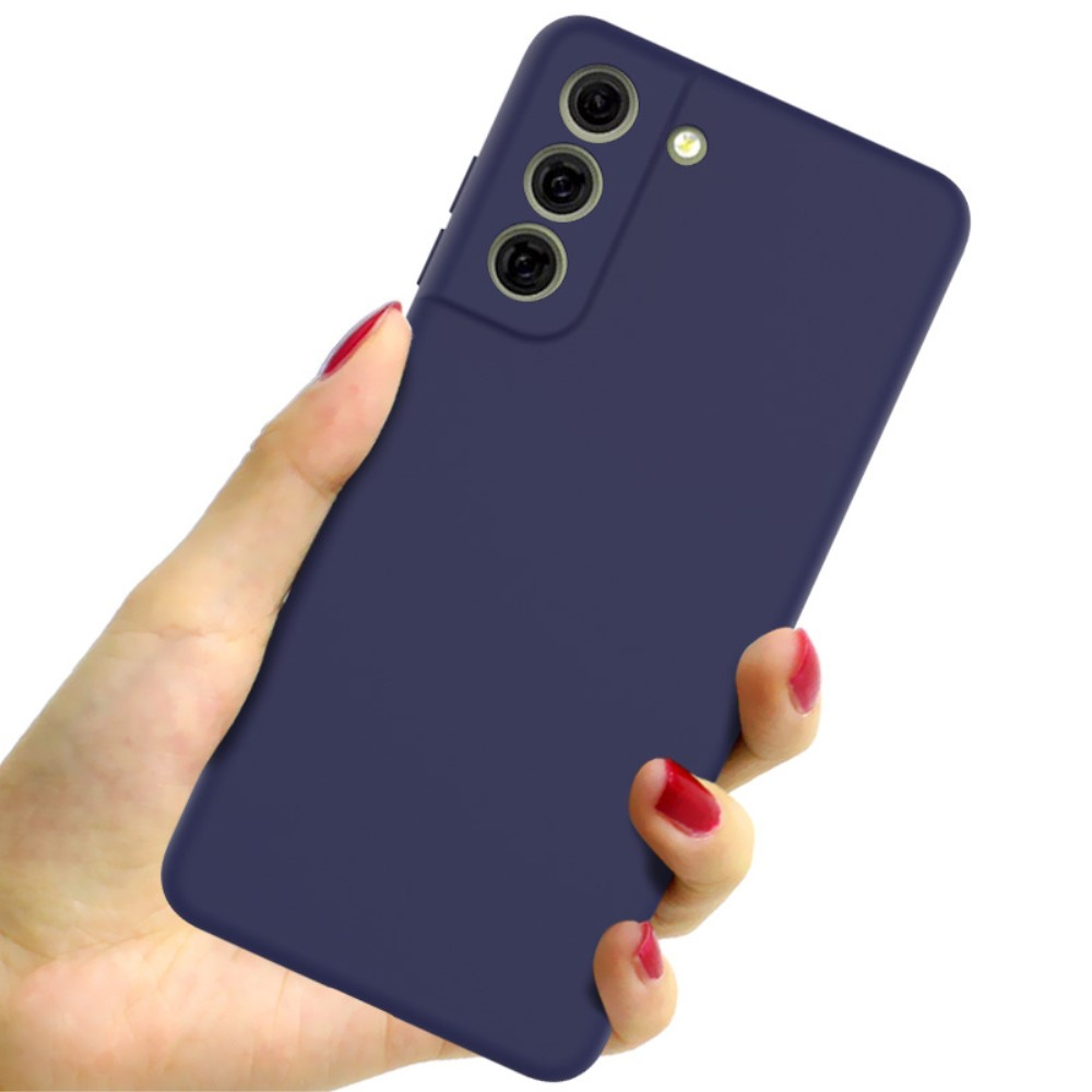 Samsung Galaxy S21 FE 5G Gummi Case Ultra Thin Hülle - Dunkelblau