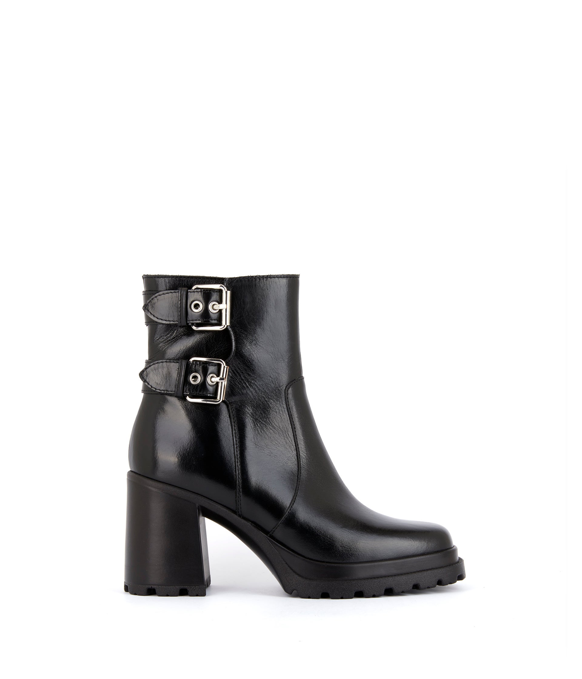 Boots noires brides Anila