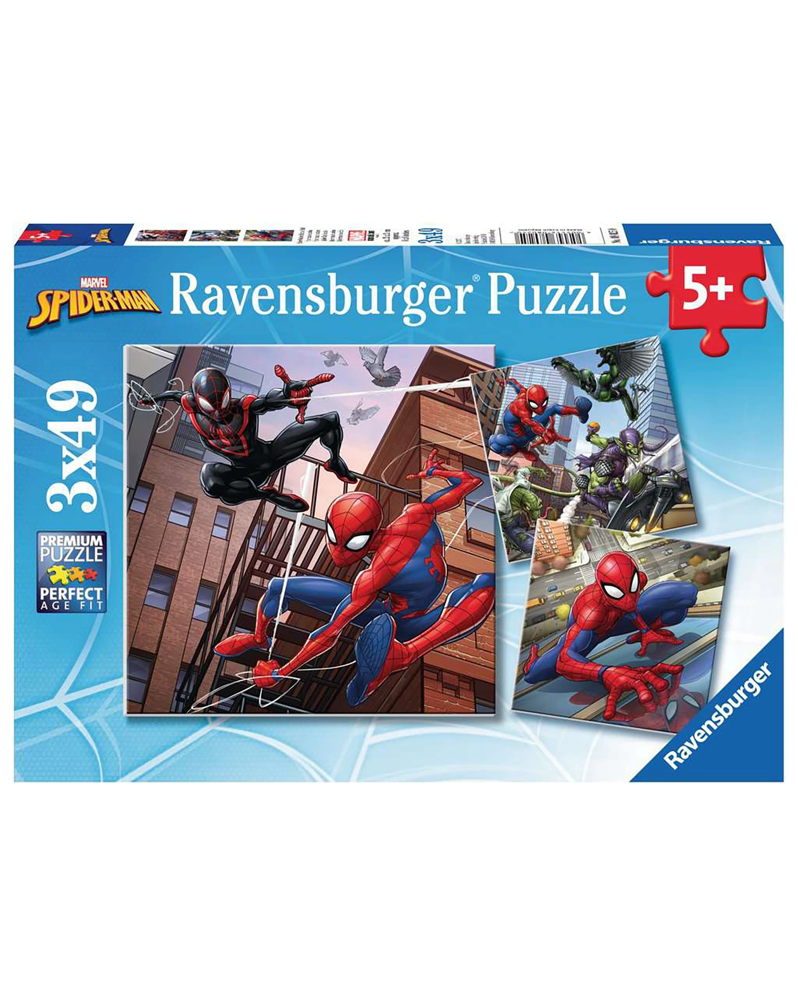 Puzzle SPIDER-MAN BESCHÜTZT DIE STADT 3x49-teilig