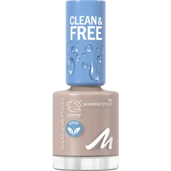 Clean & Free Nail Polish 161 Skimming Stones