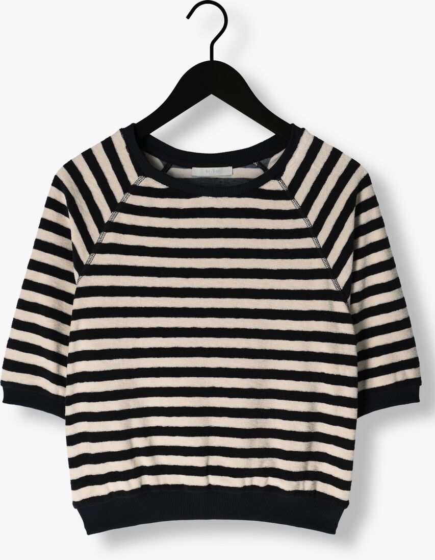 BY-BAR zwarte by-bar top neva slub stripe top