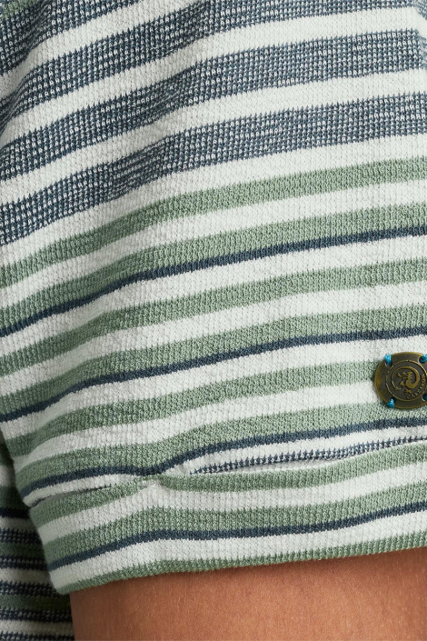 Cast Iron blauwe heren t-shirt