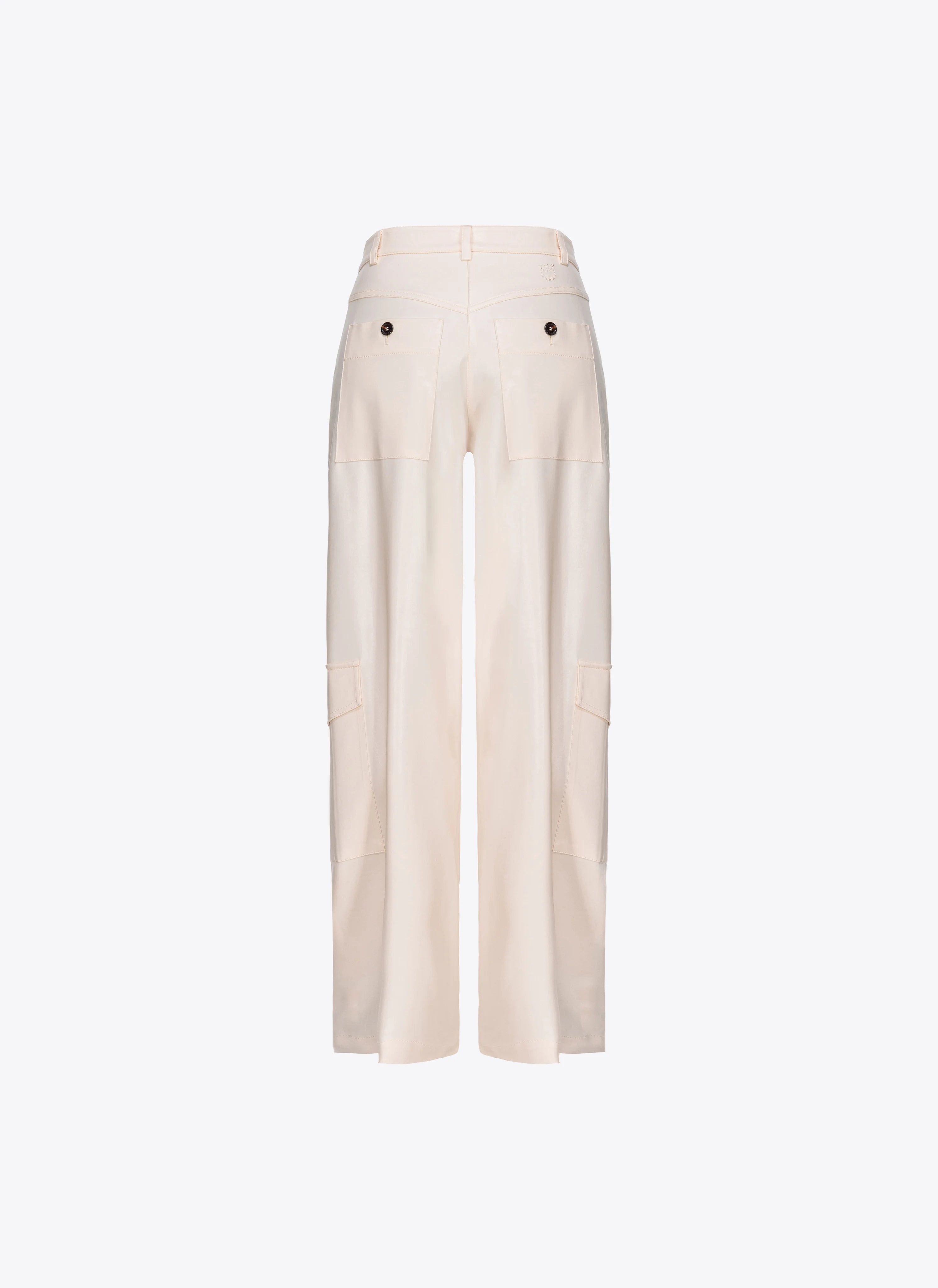 Pantalon cargo effet mouillé | Beige