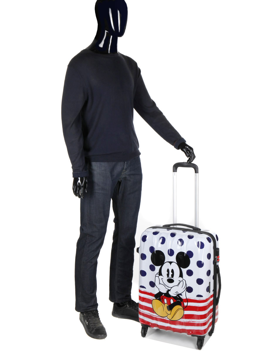 Valise  Legends by American Tourister Mickey Blue Dots 65 cm
