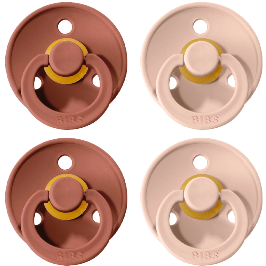 BIBS® Schnuller Colour Blush  Woodchuck 6-18 Monate, 4 Stk.