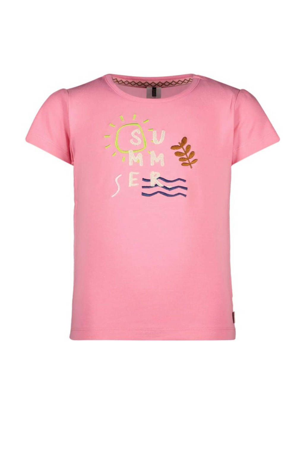 B.Nosy T-shirt met printopdruk zoetroze